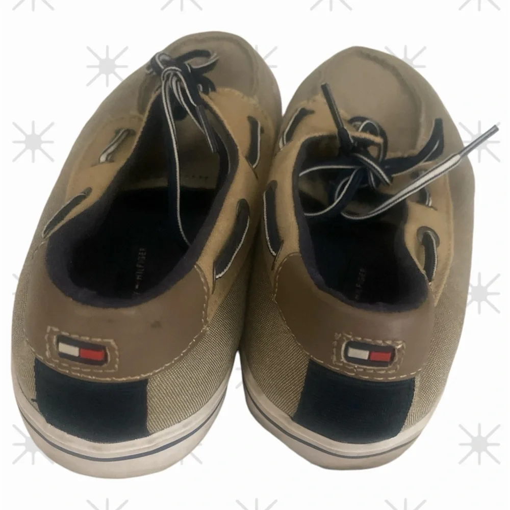 Tommy Hilfiger TMPHINX Tan/Beige Deck shoe Loafers Sz 9.